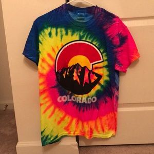 Colorado tie dye t shirt